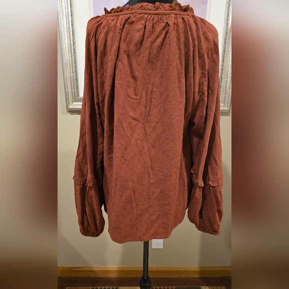 Knox Rose Boho Top Size Medium - Picture 3 of 6